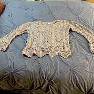 Sundance M crochet sweater
